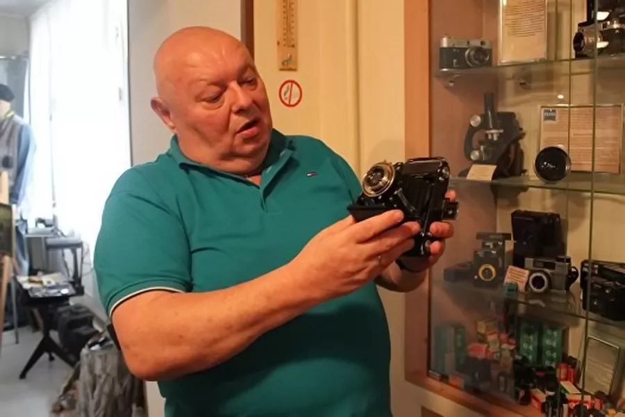 Александр Витков в Донецком музее фотожурналистики